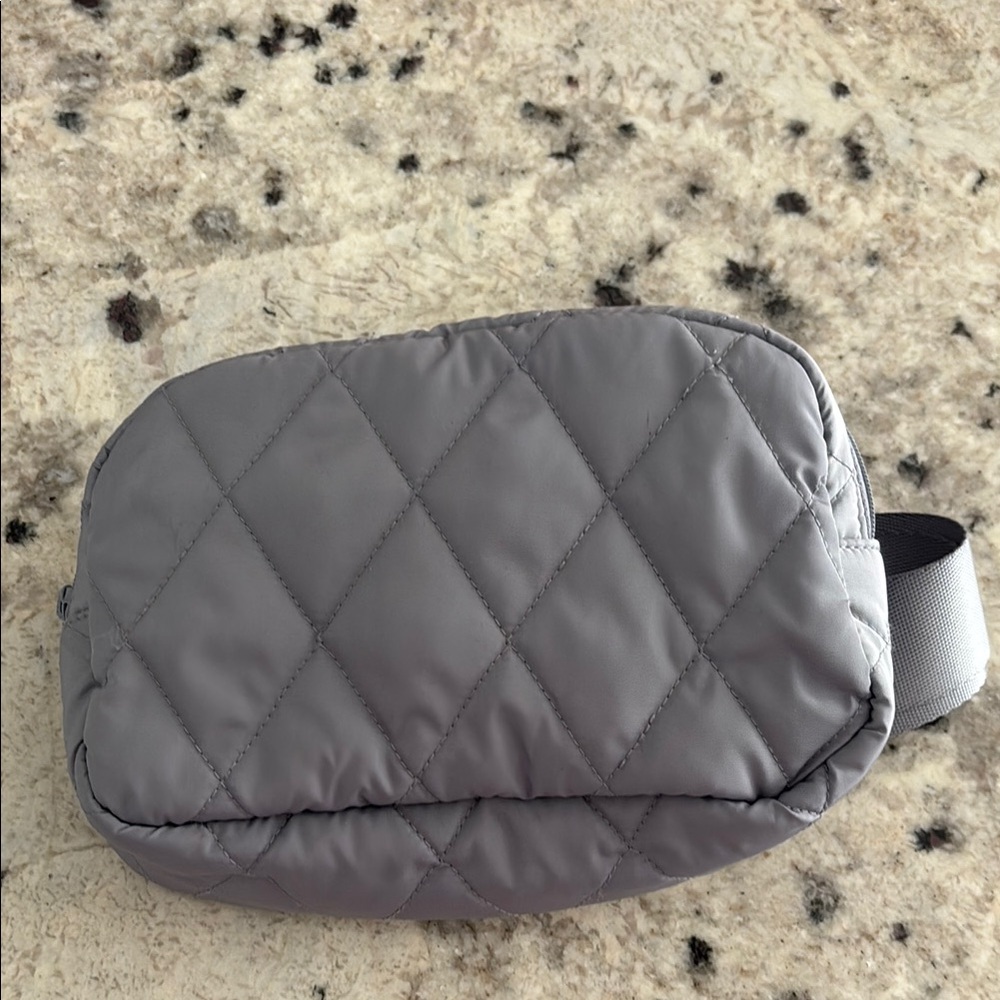 Vera Bradley Gray Quilted Crossbody Bag